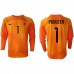 Nederland Remko Pasveer #1 Keeper Voetbalkleding Uitshirt WK 2022 Lange Mouwen